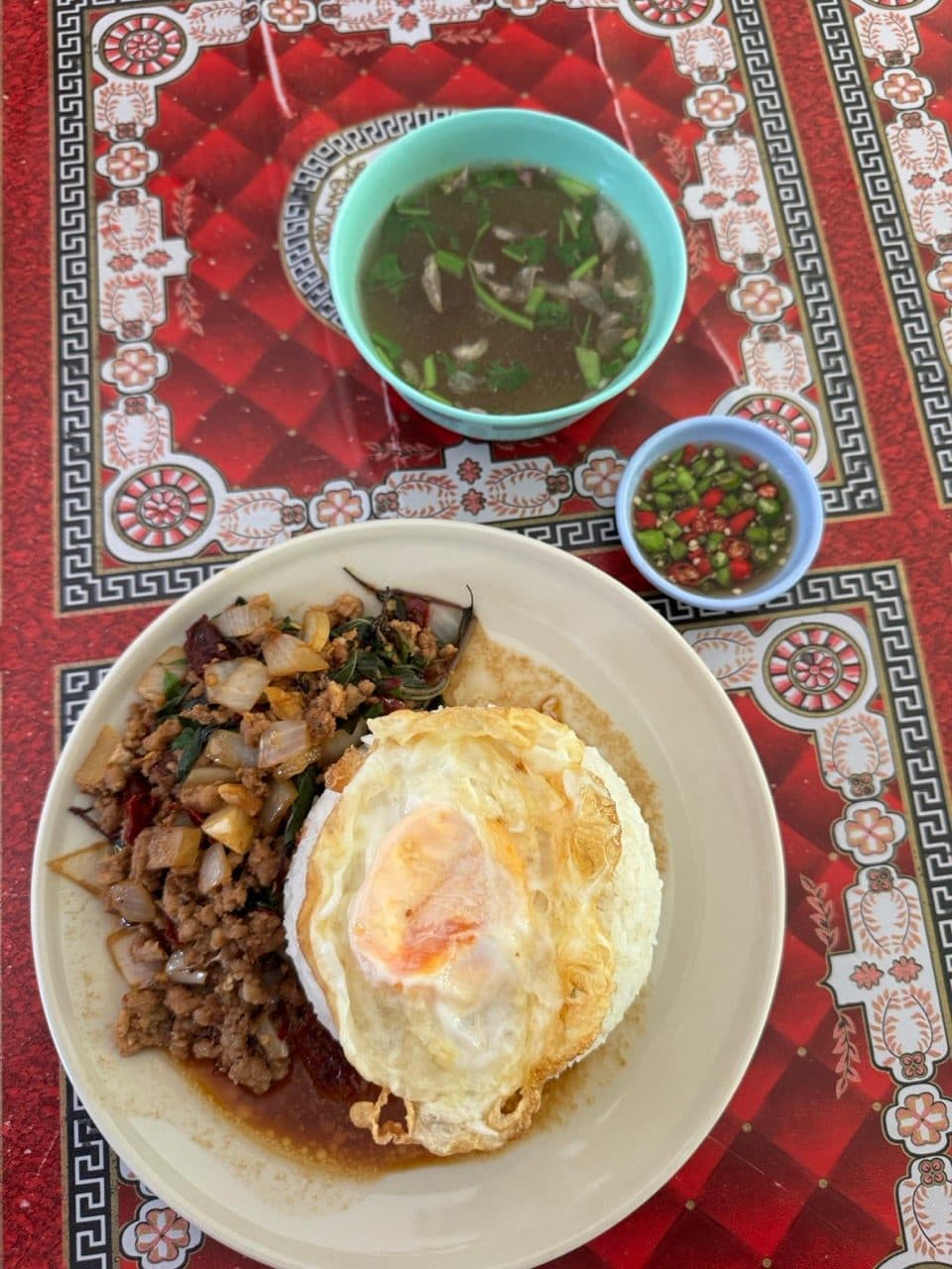 The Pad Kra Pow, worth the stop on its own.