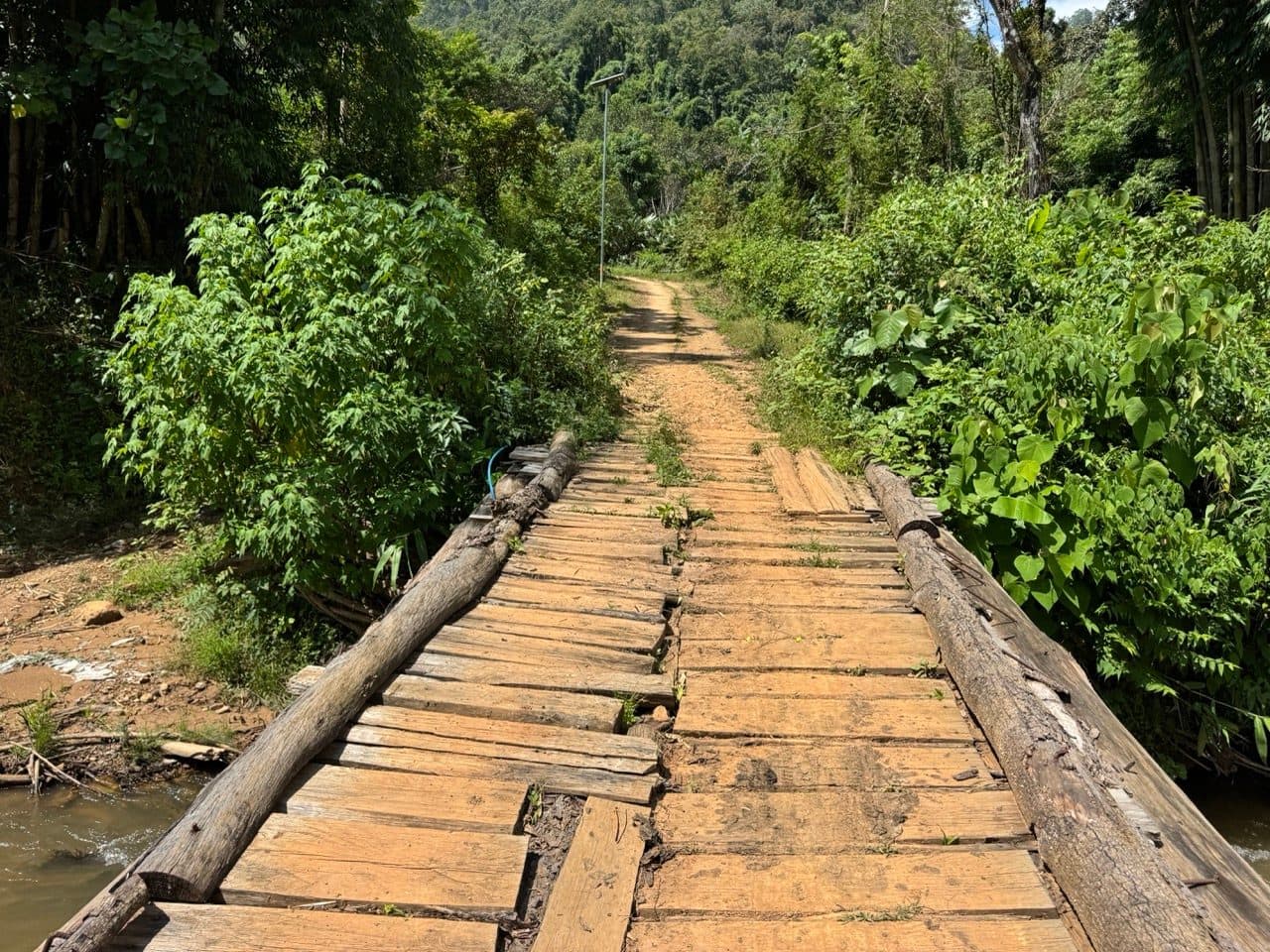 The deck, close up.