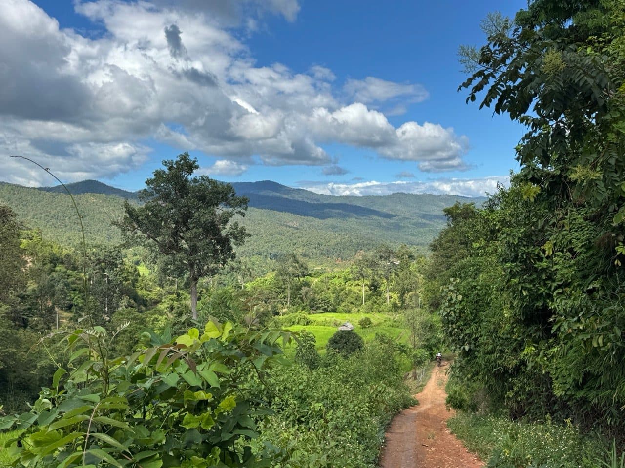 The last of the country before the valley floor